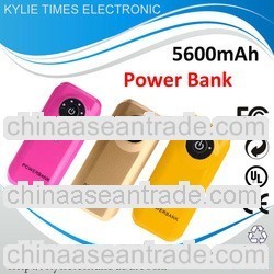 high quality hot mobile power bank 5600mah for blackberry 9900 12 months guaranty