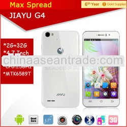hot cellular phone MTK6589t QUAD CORE 4.7inch screen jiayu G4