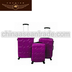 hot sale 4 wheels 2014 abs trolley luggage for trip