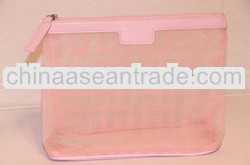 hot sale plaid large capacity portable toiletry bags cosmetic bag for girls