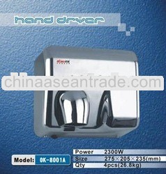 innovative design accelarated speed automatic hand dryers