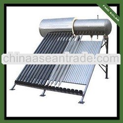 integrated pressurized compact solar powered heater stainless steel