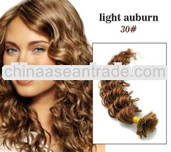 keratin stick human hair i tip deep wave hair extensions