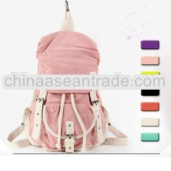 latest fashion school bags 2012, simple design and blank canvas