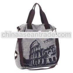 leisure style canvas cloth bag