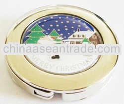 luxury Christmas foldable purse hook for tables(BS-JL-BH-12112403)