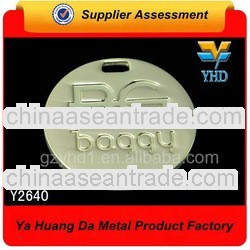 manufacture high quality metal tag for bag