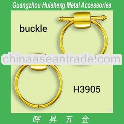 metal fitting- gold color special buckle-accessory for garment