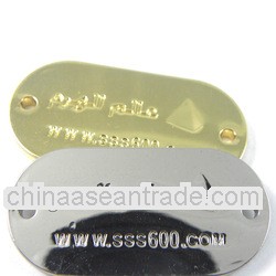 metal label,metal nameplate,with brand logo