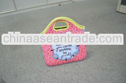neoprene lunch tote bag /neoprene cooler bag