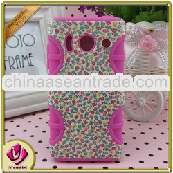 new arrival fancy hybrid case for huawei Y300 design combo case