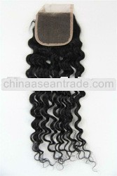 perfect 100% human hair lace closure bleached knots
