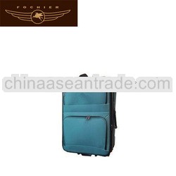 polyester soft trolley fashion travel luggage