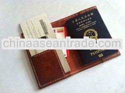 promotional card holder passport holder leather