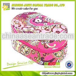 promotional printed cotton travel bag colorful quilting cosmetic case