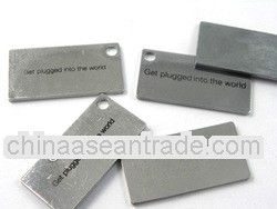 rectangle metal brand label,custom logo nameplate
