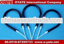 ruby Infrared halogen quartz heating lamp pear shape tube