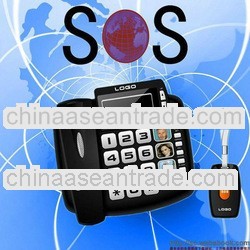 senior phone with sos button, remote control phone, speakphone for seniors