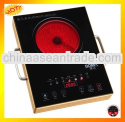 stainless housing champaign color ceramic induction cooker