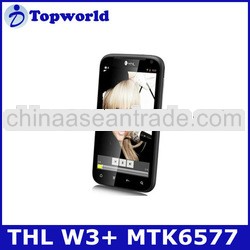 thl w3+ Dual core Android phone MTK6577 1280x720 pixels 3G Dual-SIM 1G RAM 4G ROM