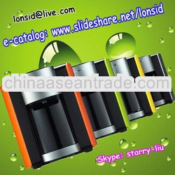 unique design for fashion high quality economical hot and cold ro mini desktop water dispenser with 