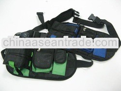 waist bag durable soft canvas unisex bumb bag