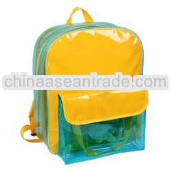 waterproof pvc transparent bagpack