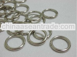 wire formed custom metal o ring for handbag