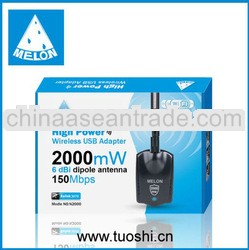 wireless usb adapter N2000 chipset 3070,transmission rate 150Mbps