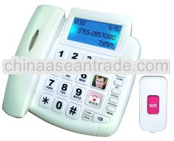 world-wide brazil 2014 big button SOS telephone model with wireless Remote Controler