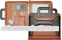 zipper folder with handle