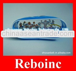 zipper pvc cosmetic bag with handle