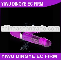 2013 Latest 6 Speed Vibration and Rotation Modes Waterproof Sex Toy For women