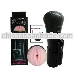 2013 Top selling Quality 100% Waterproof Silicone Artificial Vibrating Sex Product for Man
