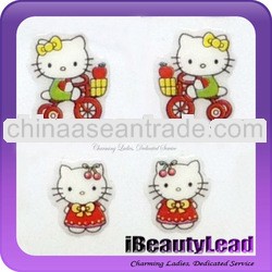 2013 fashionable hello kitty nail sticker 3D nail sticker