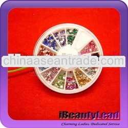 2013 latest fashion nail decoration Square rhinestone