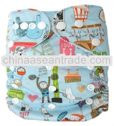 AnAnBaby New Stock Baby Cloth Diapers With Hip Snaps Reusable Baby Nappies