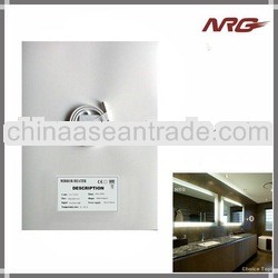 Bathroom mirror electric defogger pad