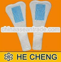 Blue Anion Chip Dispoable T-shaped Panty Liners for Women