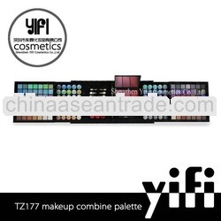 Brand TZ-177 professional makeup palette empty plastic cosmetic packaging