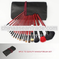 Brand TZ 18pcs makeup brush Case skeleton brush