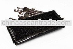 Coffee reptile case 18pcs makeup brush set 7pcs makeup brush set