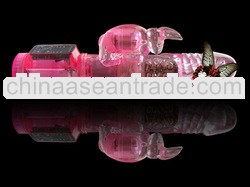 Competitive Price 360 Degree Jack Rabbit Vibrator Sex Products