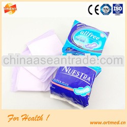 Dry cover first quality sanitary napkin