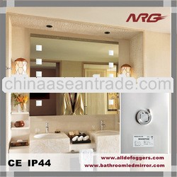 Fog proof shower mirror