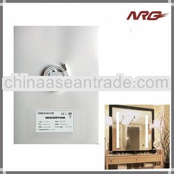 Heating foil on the mirror