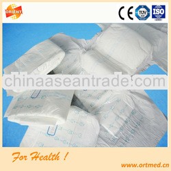 High absorbent PE film waterproof adult incontinence diaper