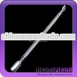 Hot sale stainless steel cuticle nail pusher silver color nail pusher