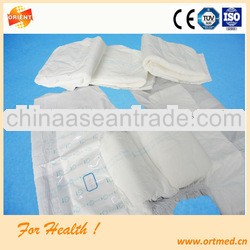 Hygiene PE film waterproof adult incontinence diaper