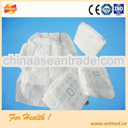 Instant absorbent PE film waterproof adult incontinence diaper